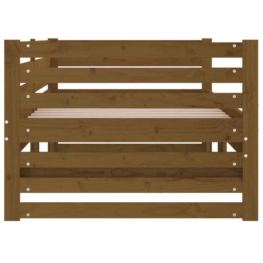 Firewood Rack Grey 108x73x79 cm Solid Wood Pine