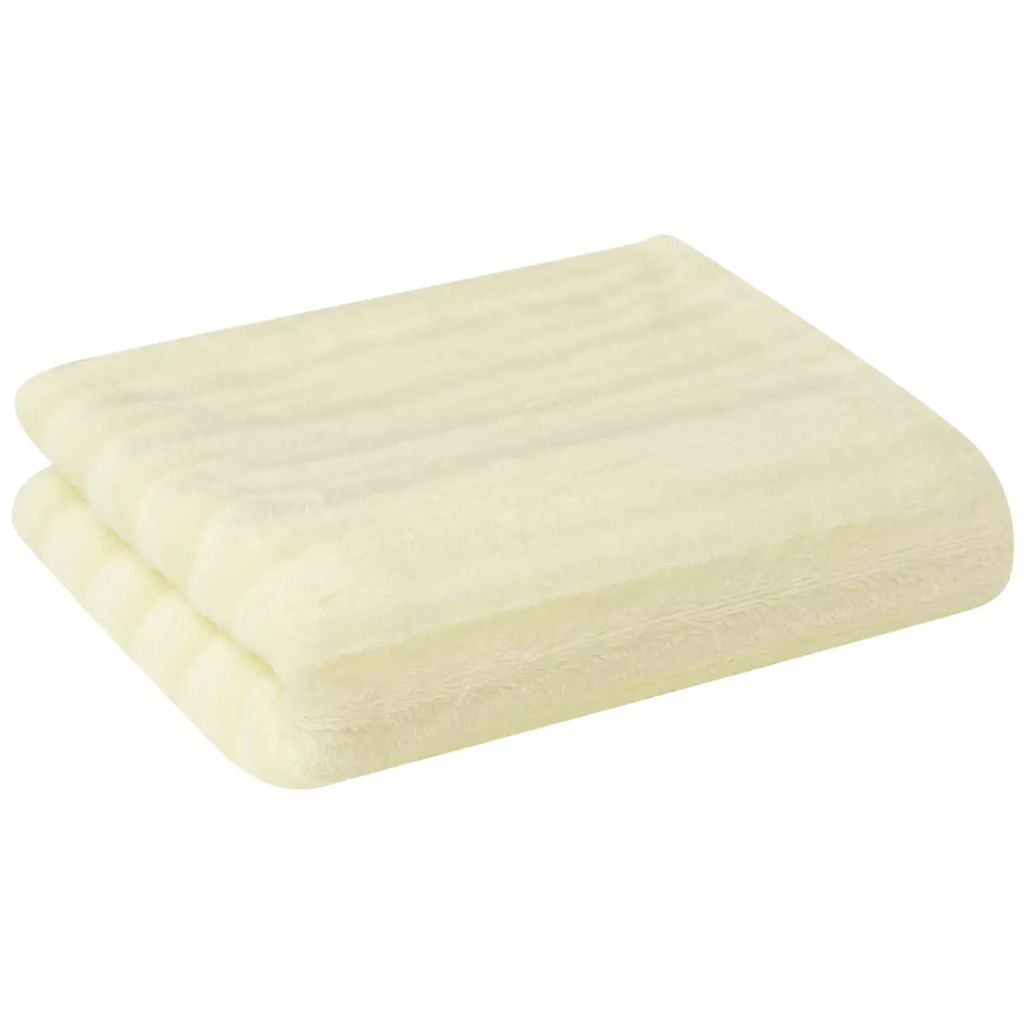 Three Piece Throw Blanket & Cushion Cover Set Faux Fur Cream