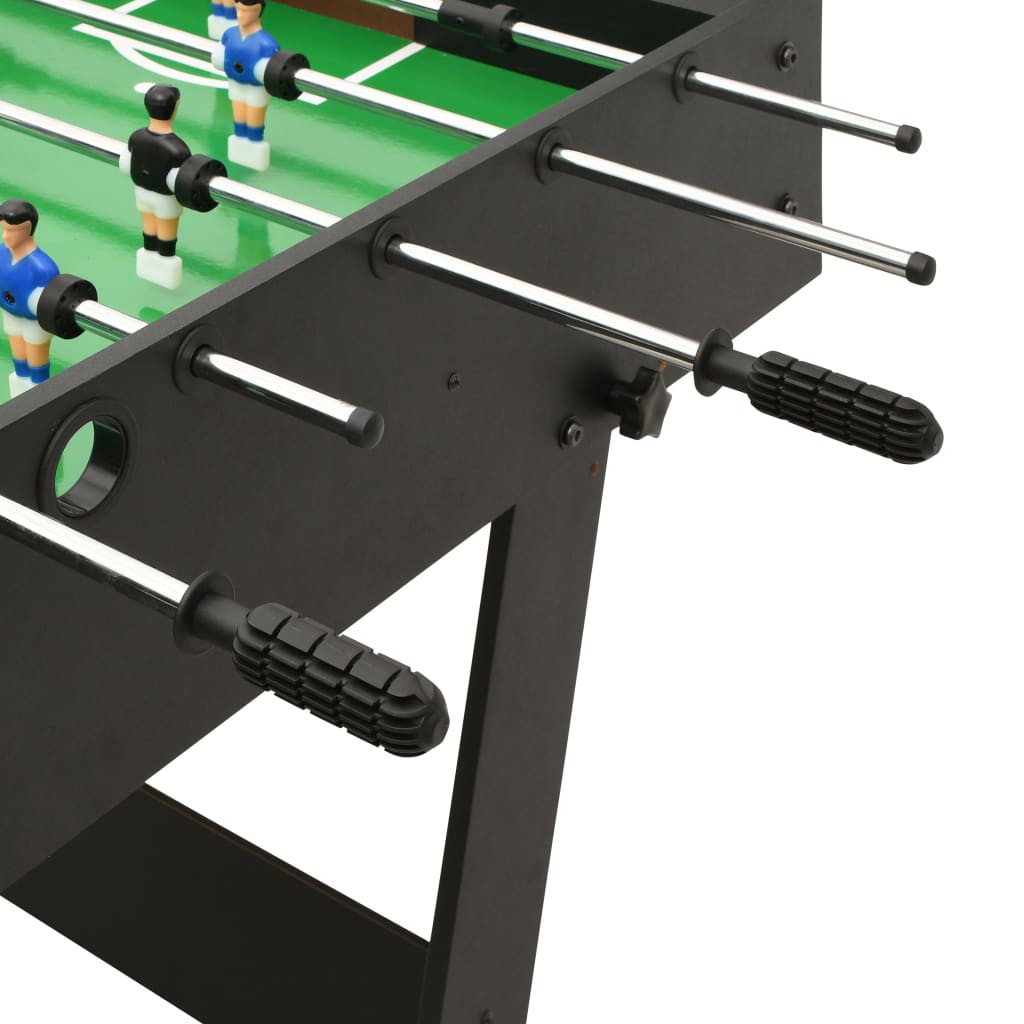 Folding Football Table 121x61x80 cm Black