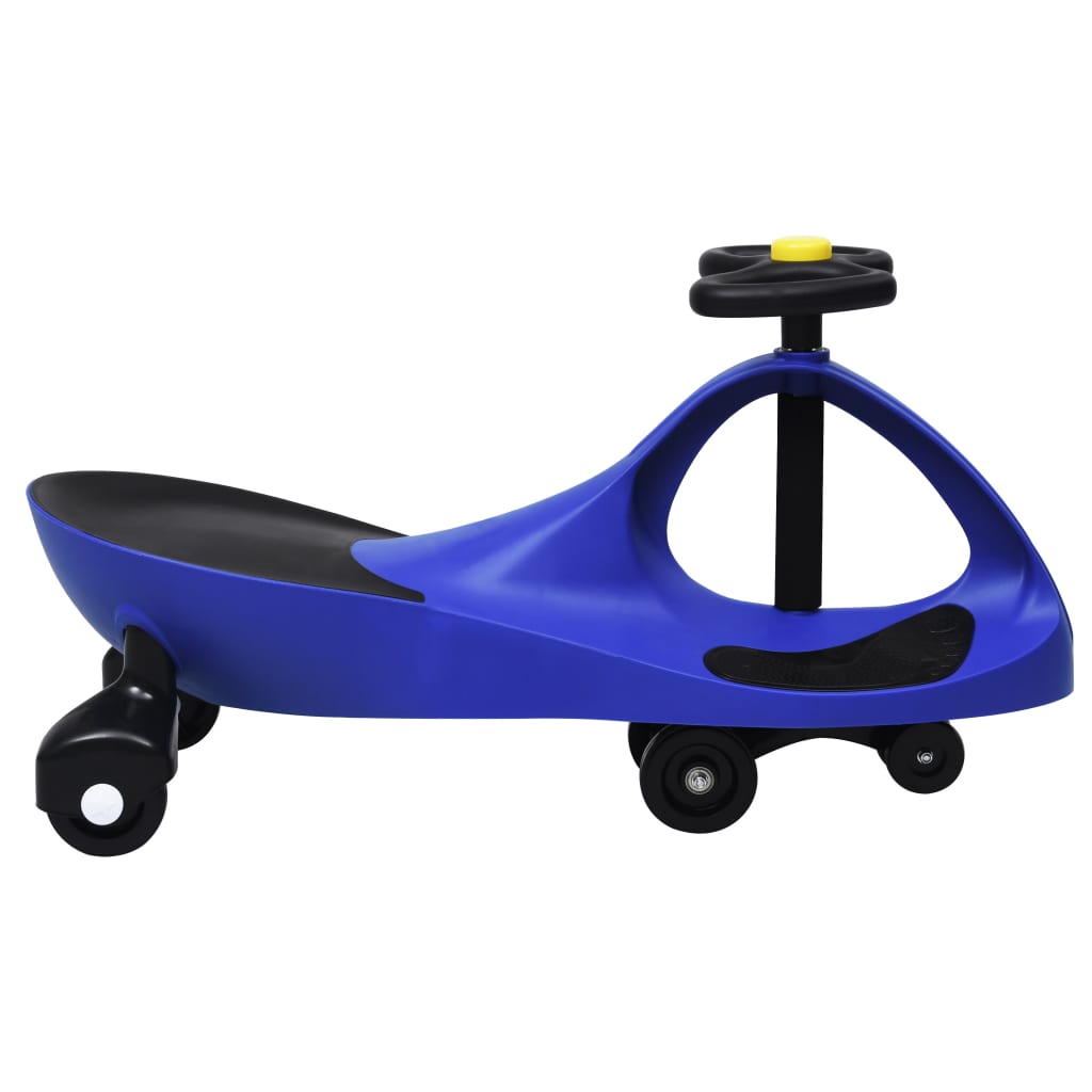 Ride on Toy Wiggle Car Swing Car with Horn Blue