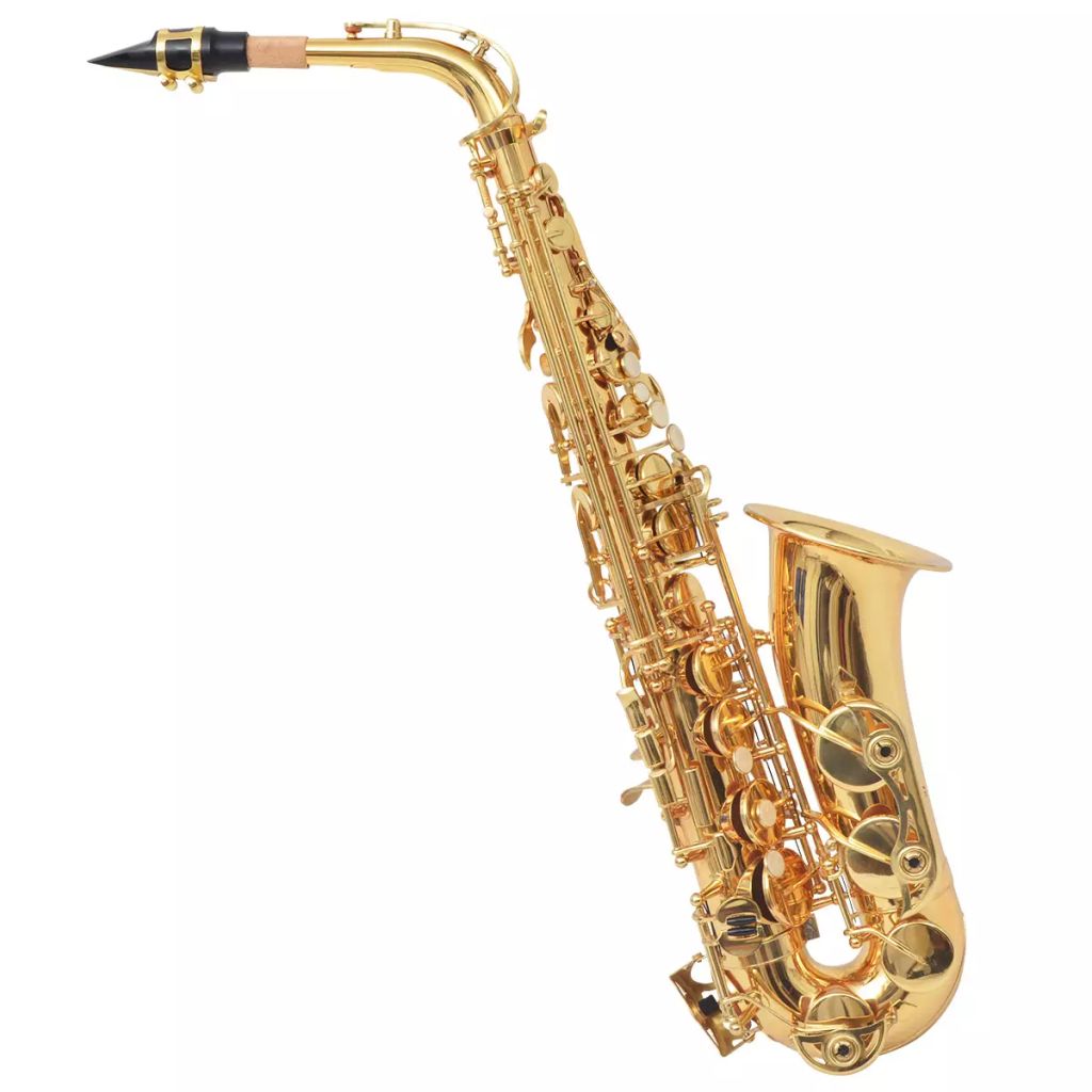 Alt-Saxophon Gelb Messing mit Goldlack Eb