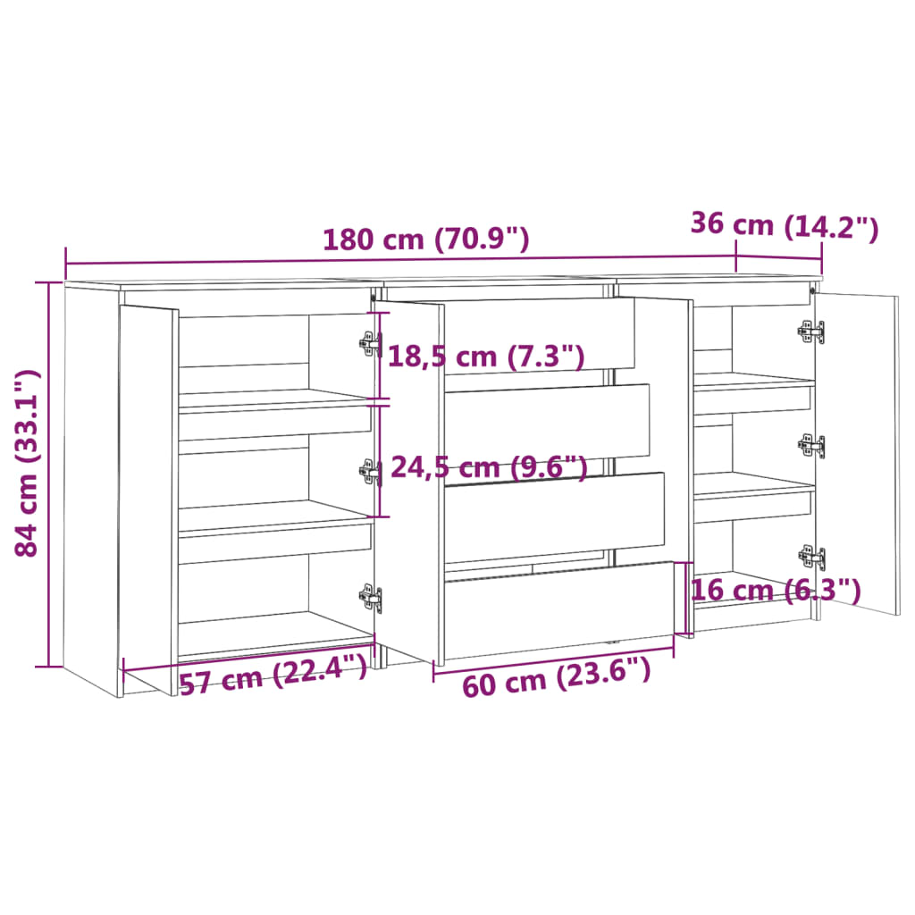 Erdspiesse 2 Stk. Silbern 10×10×57 cm Verzinkter Stahl