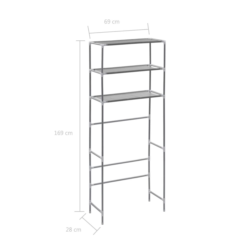 Kitchen Folding Work Table 85x60x80 cm Stainless Steel