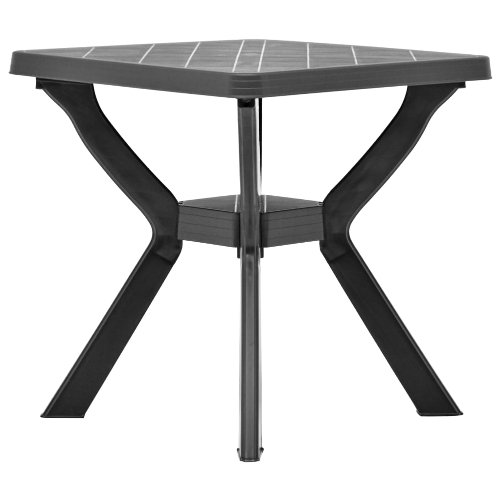 Bistro Table Anthracite 70x70x72 cm Plastic
