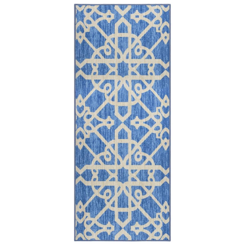 Carpet Runner Blue 80x200 cm
