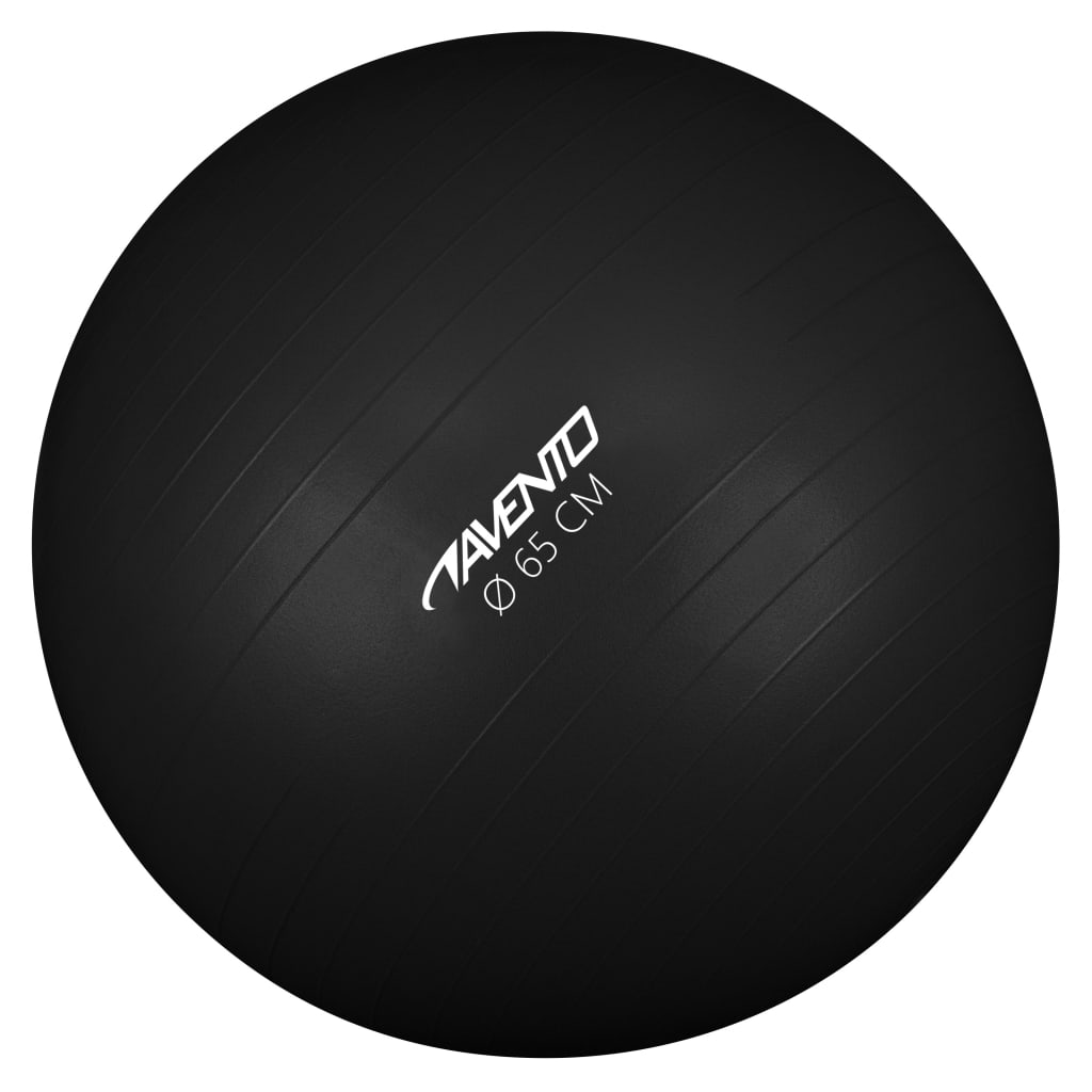 Avento Fitness/Gym Ball Dia. 65 cm Black