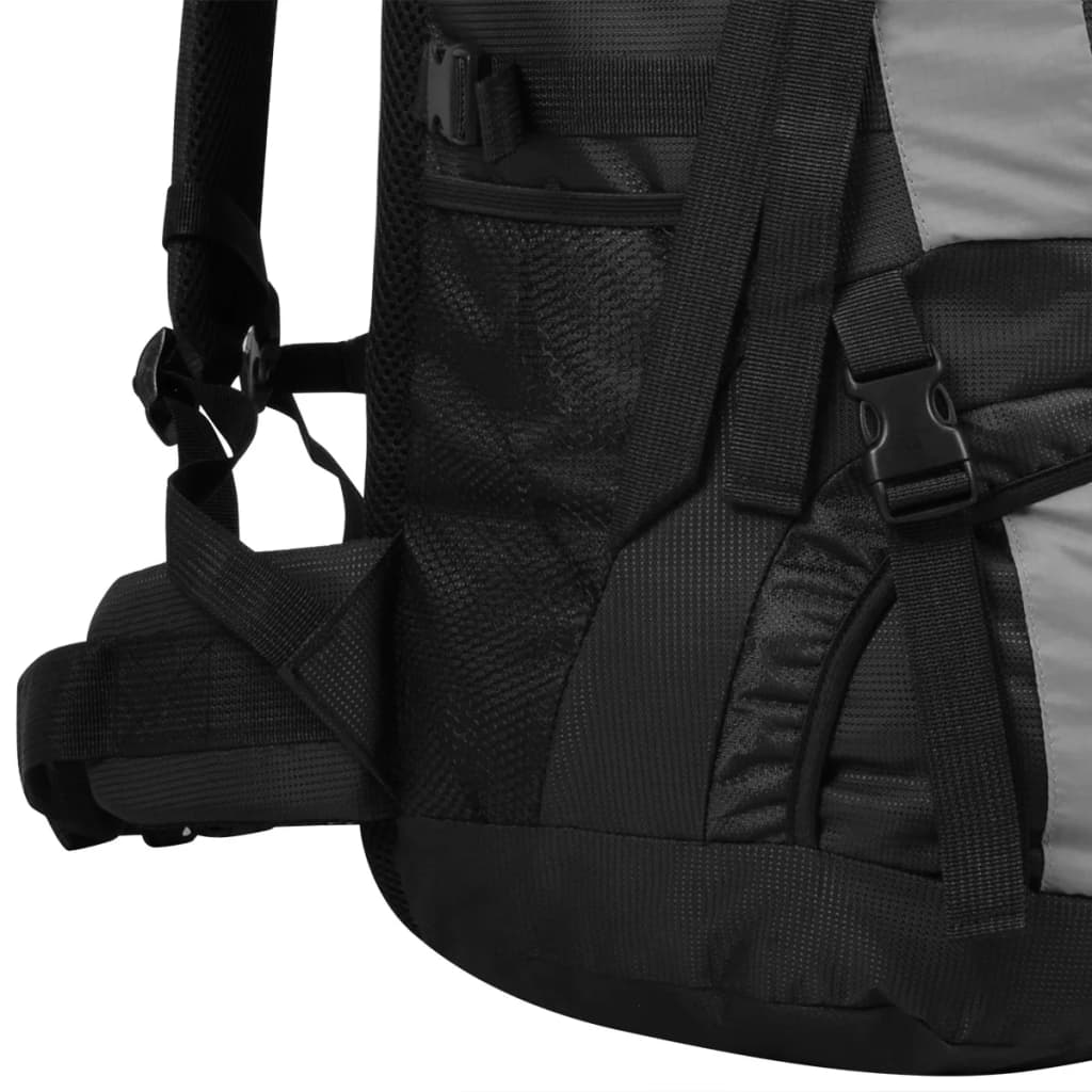 Hiking Backpack with Rain Cover XXL 75 L Black