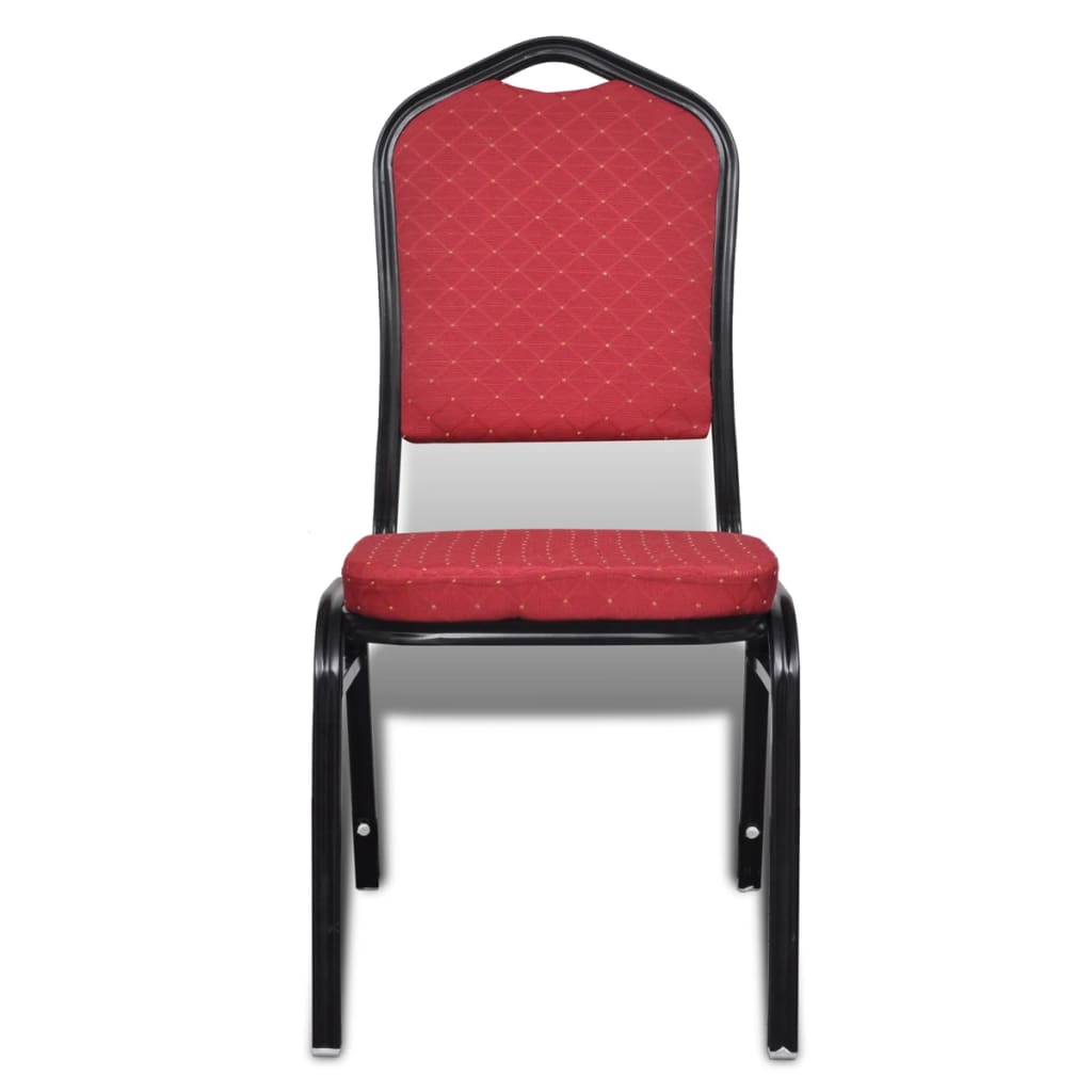 30 pcs Upholstered Red Dining Chair