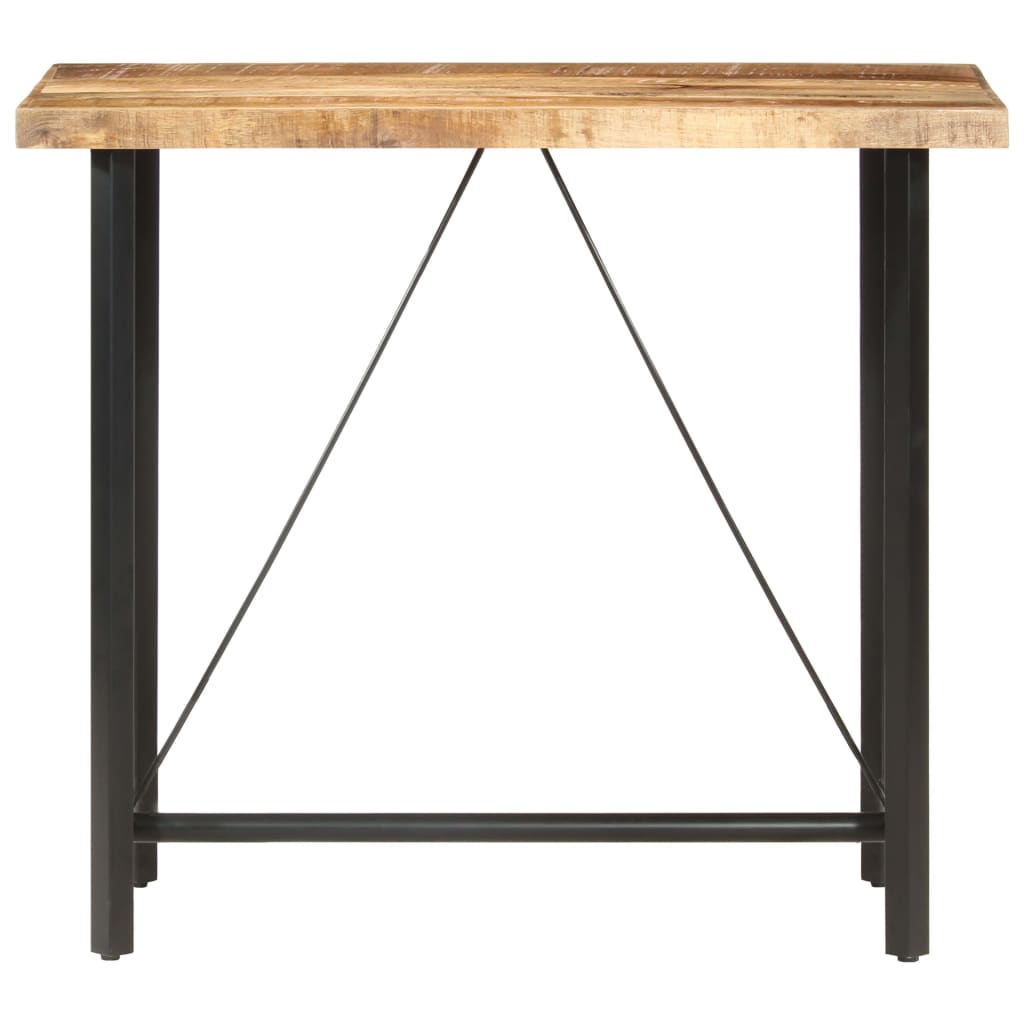 Bar Table 120x58x107 cm Rough Mango Wood