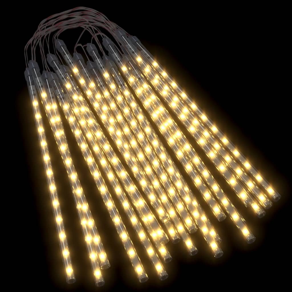 Meteor Lights 20 pcs 30 cm Warm White 480 LEDs Indoor Outdoor