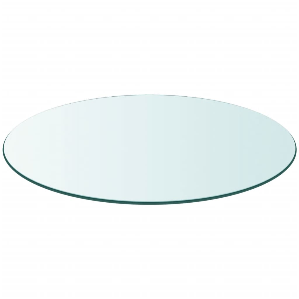 Tischplatte aus gehärtetem Glas rund 300 mm