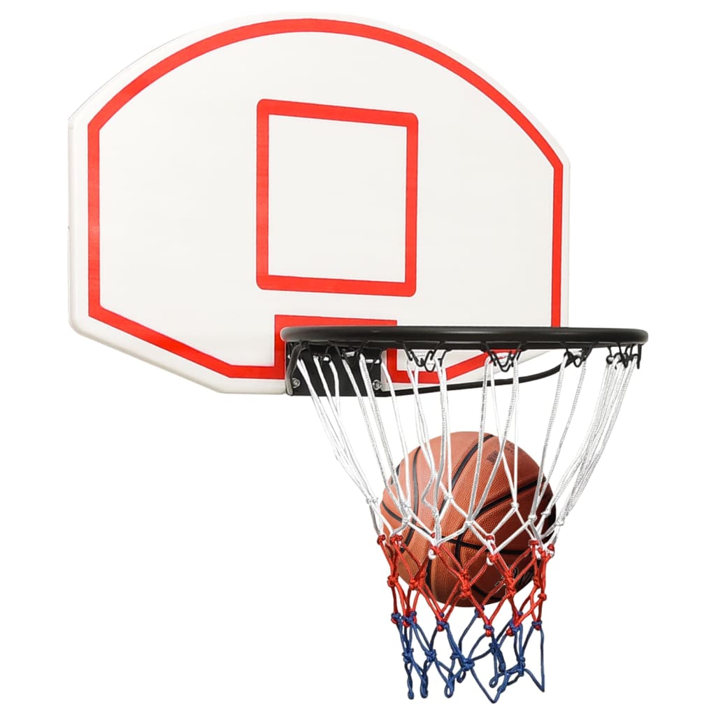 Basketballkorb Weiss 71x45x2 cm Polyethylen