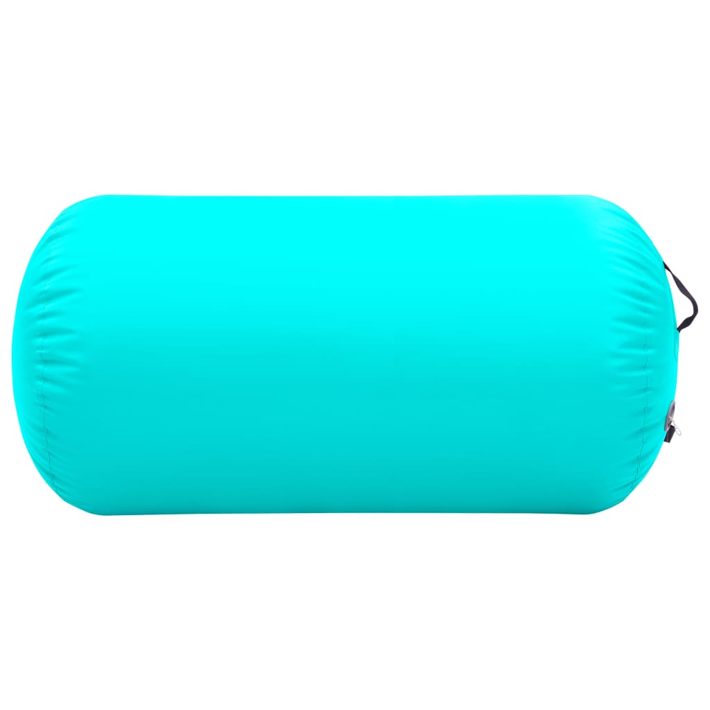 Inflatable Gymnastic Roll with Pump 120x90 cm PVC Green