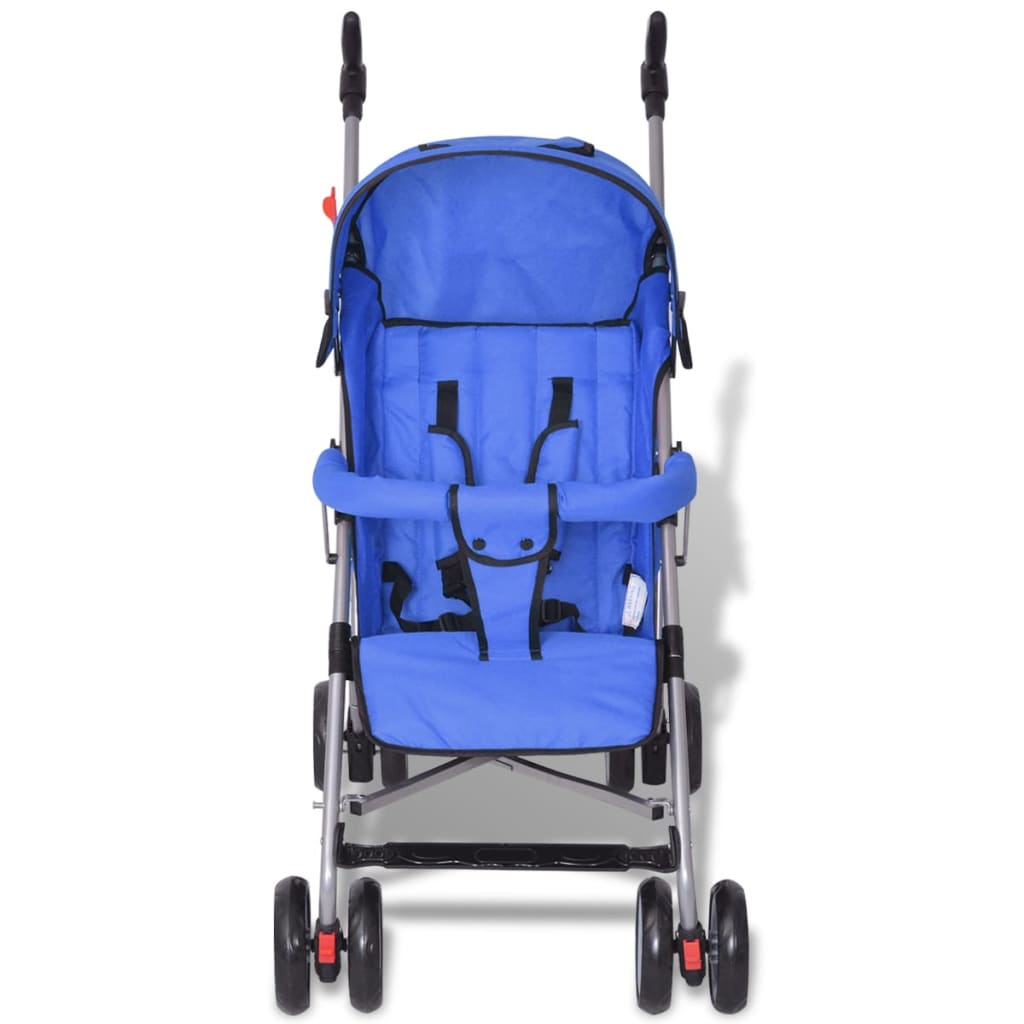 Baby Reise-Kinderwagen 5 Liegepositionen Blau