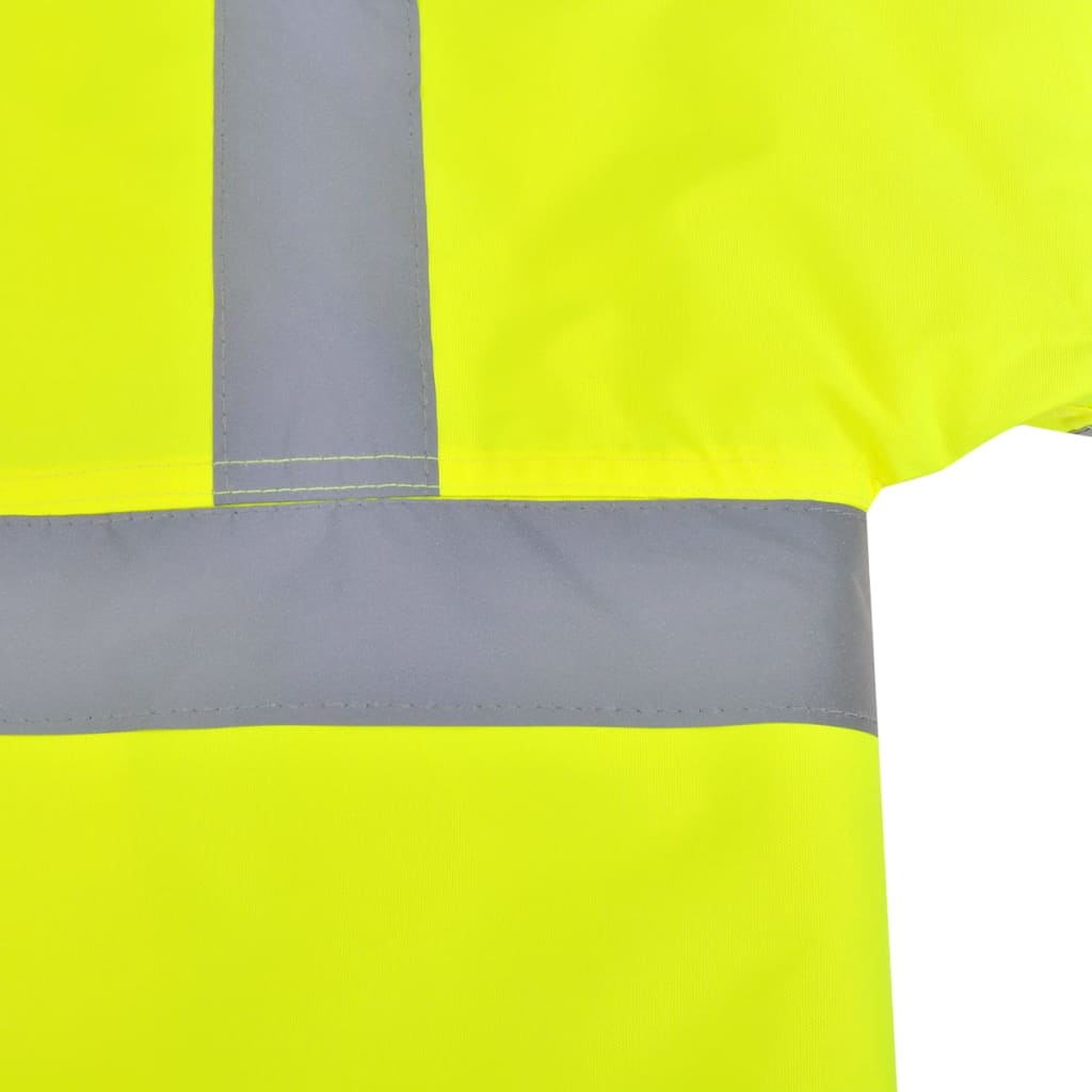 Herren Warnschutzjacke Pilotenjacke Arbeitsjacke gelb Gr. L Polyester