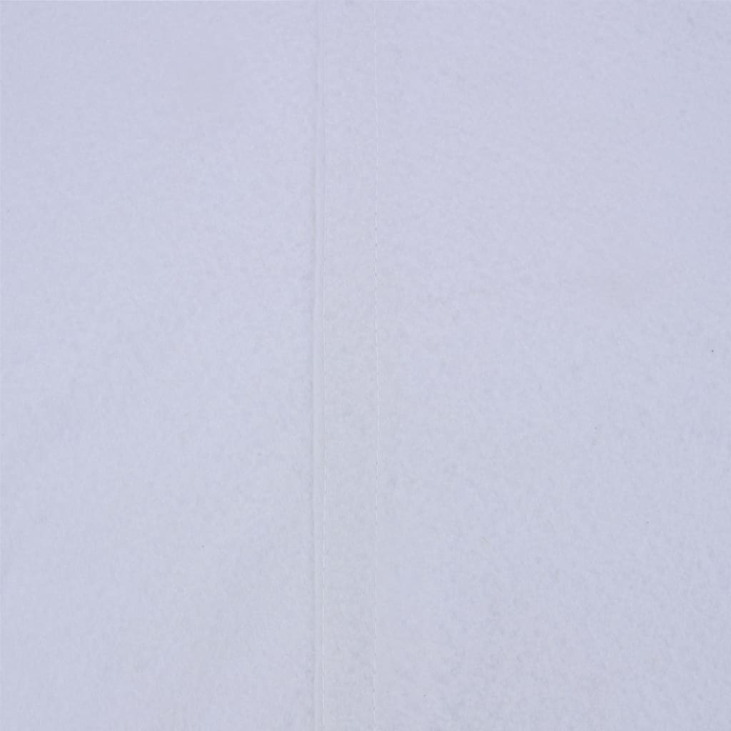 Bâche de sol de piscine Blanc 610x360 cm Géotextile 