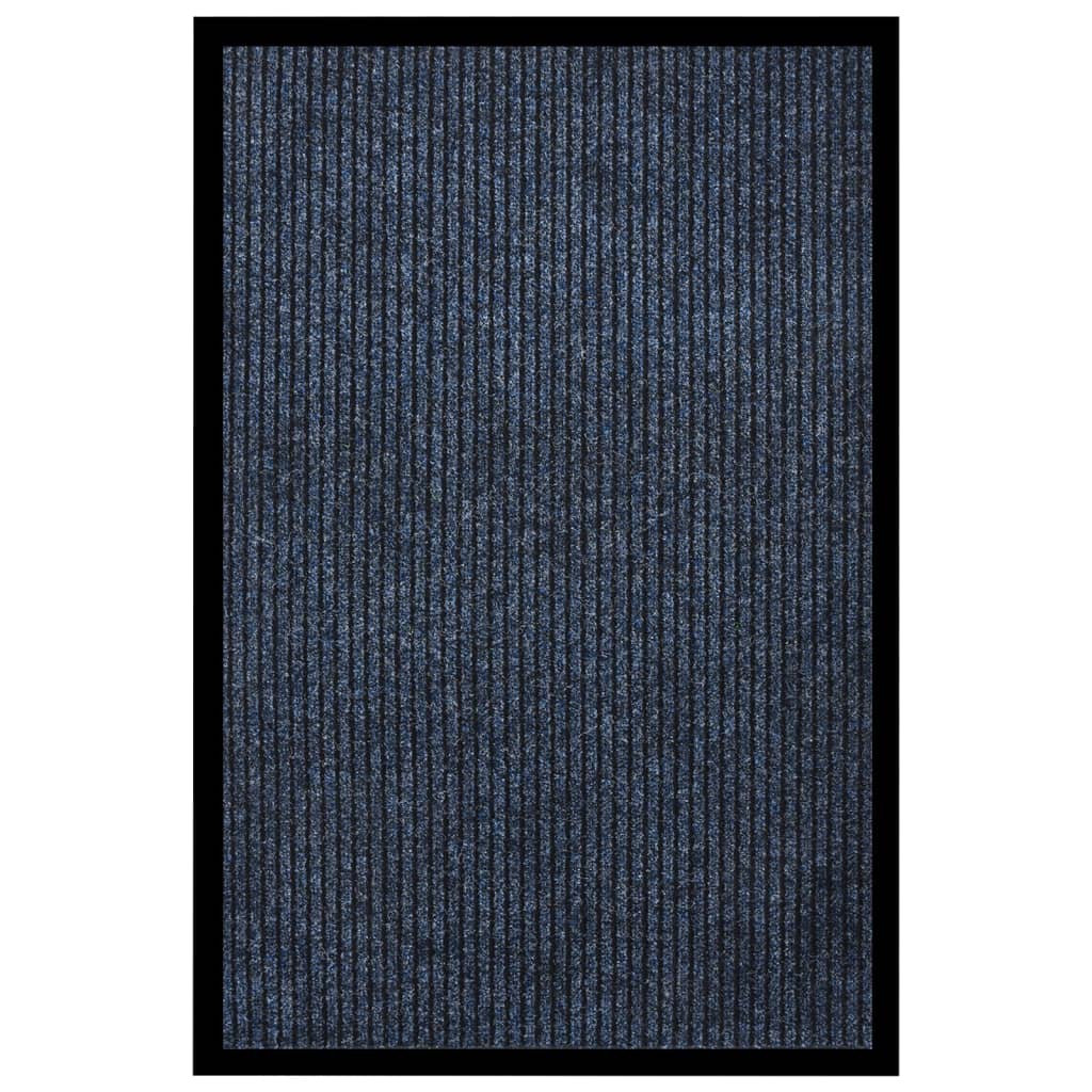 Fussmatte Gestreift Blau 80x120 cm
