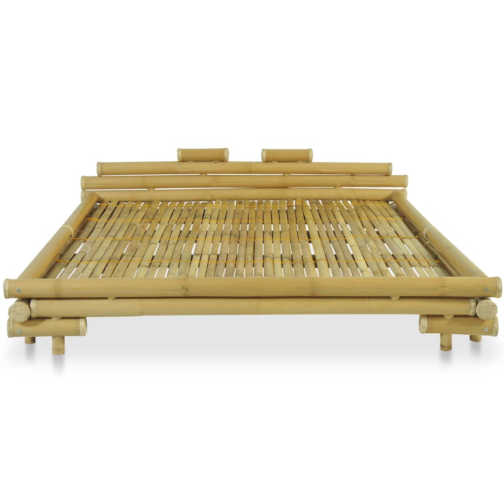 Bed Frame Bamboo 180x200 cm Super King