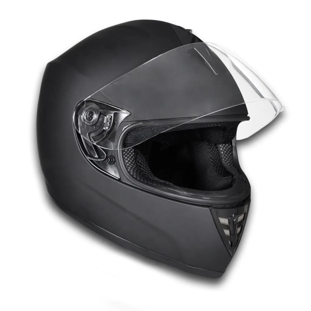 Motor Helmet Full Face S Black