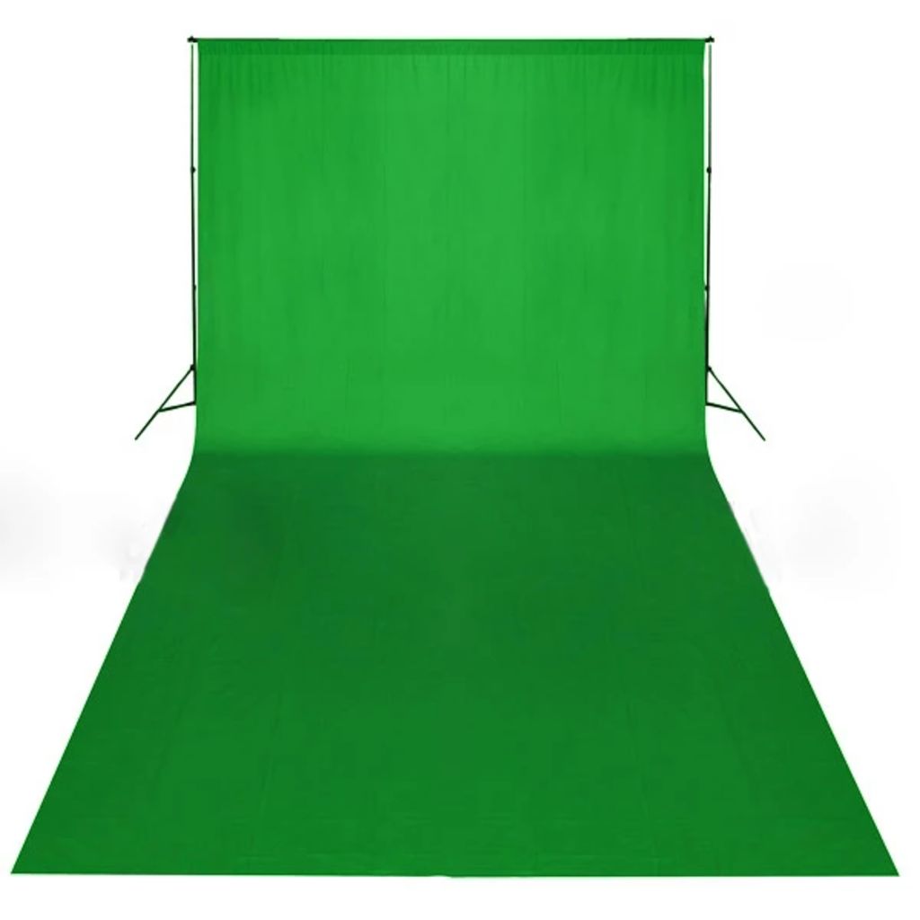 Backdrop Cotton Green 600x300 cm Chroma Key