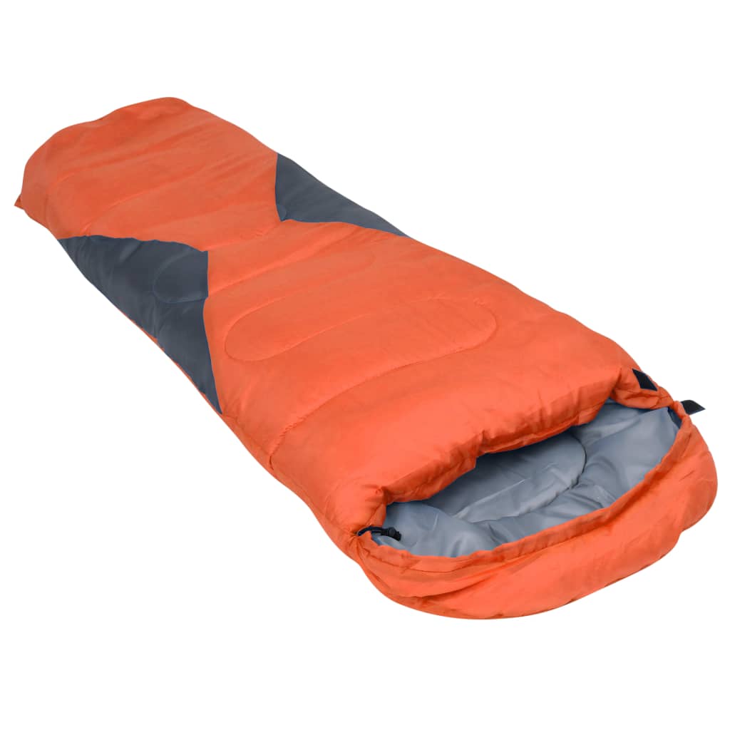 Leichter Mumienschlafsack für Kinder Orange 670g 10°C