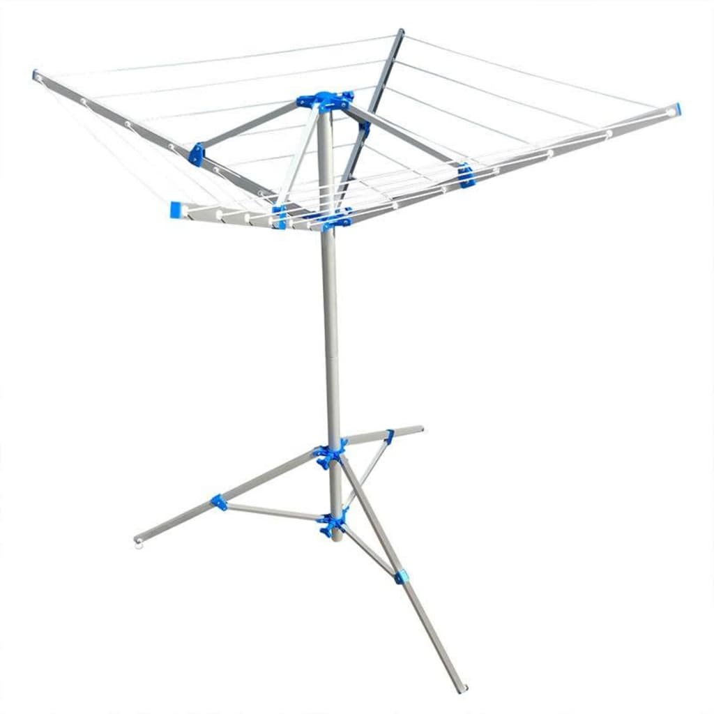 ProPlus Rotary Airer with Foot Grey Metal