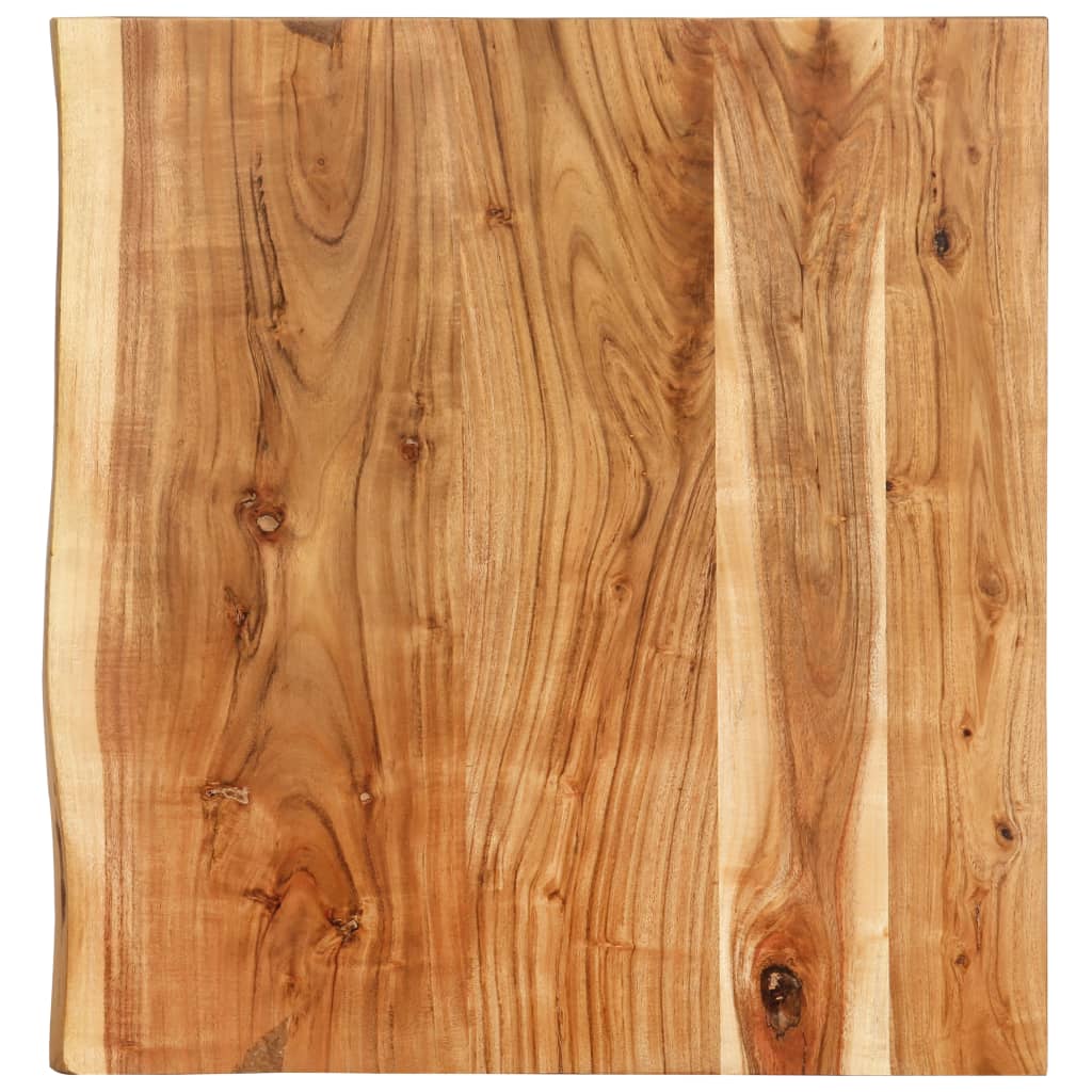 Badezimmer-Waschtischplatte Massivholz Akazie 58x52x3,8 cm