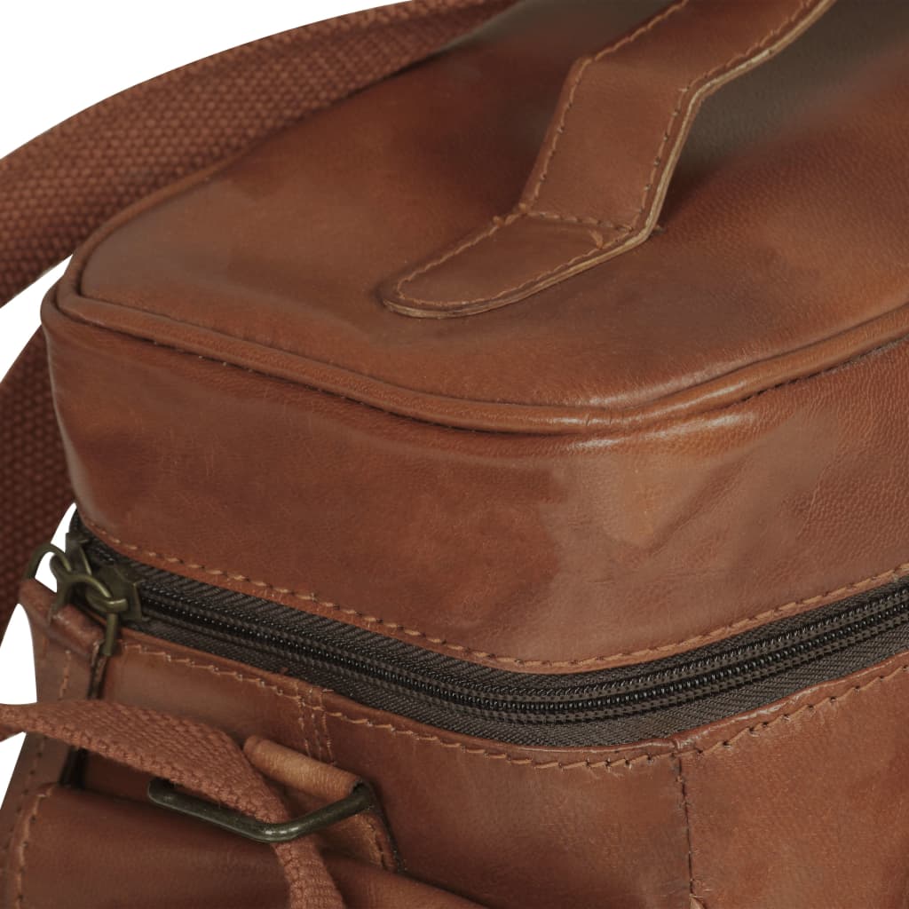 Camera Bag for DSLR Real Leather Brown