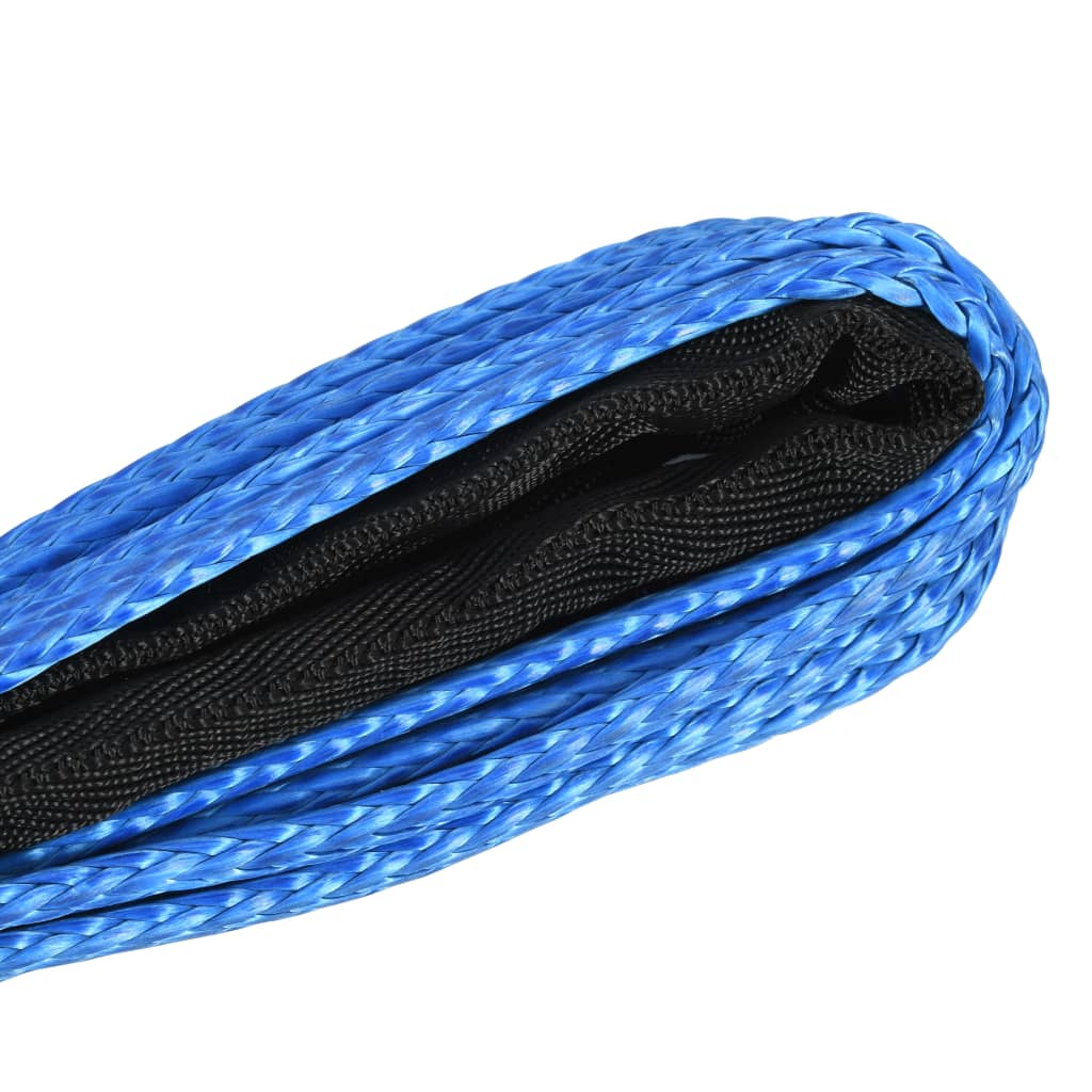 Corde de treuil Bleu 5 mm x 9 m