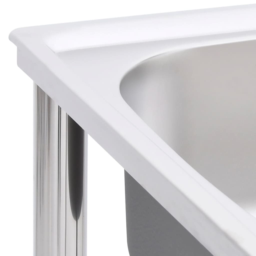 Camping Sink Single Basin Stainless Steel