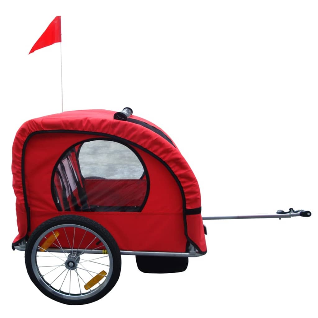 Red Bicycle Trailer for Children