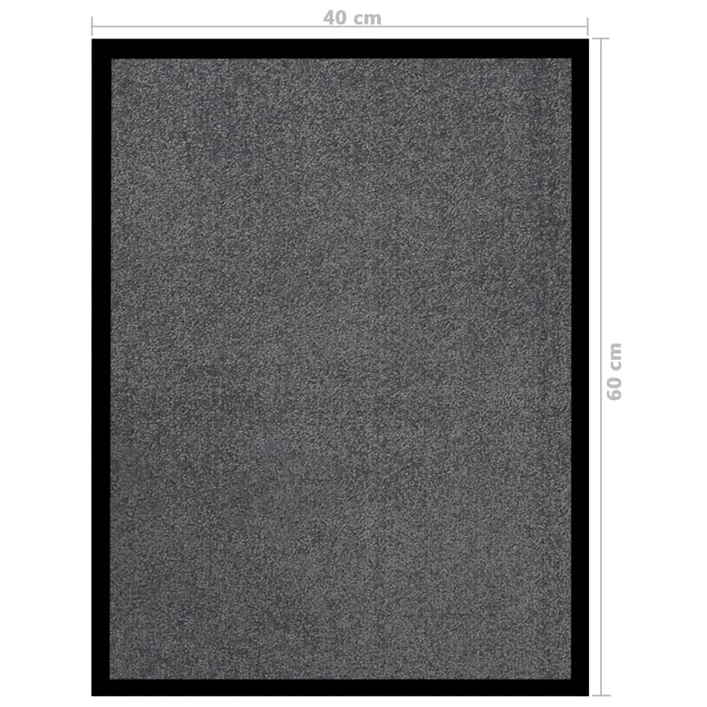 Doormat  Anthracite 40x60 cm
