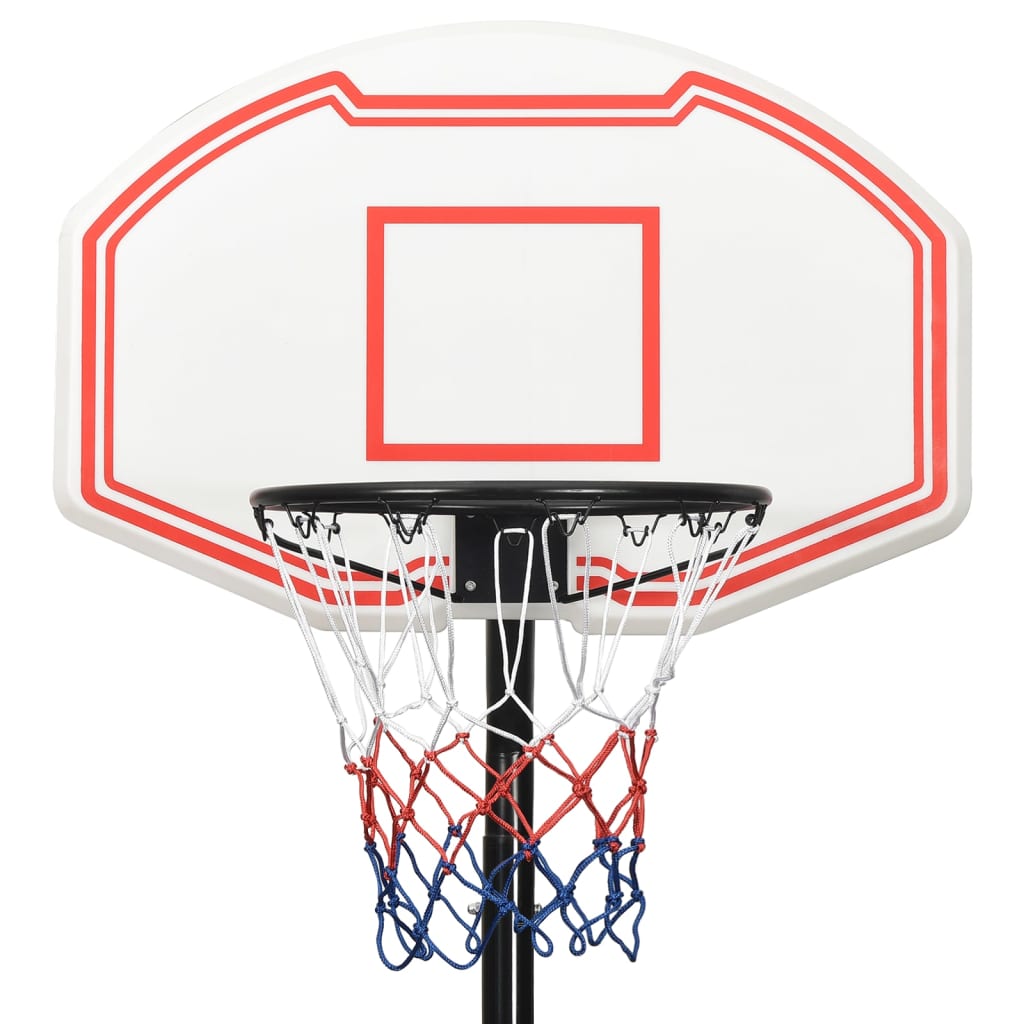 Basketballständer Weiss 237-307 cm Polyethylen