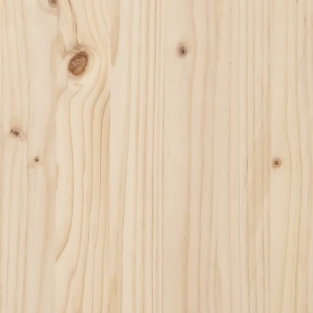  Lit pour chien Blanc 95,5x73,5x90 cm Bois de pin solide