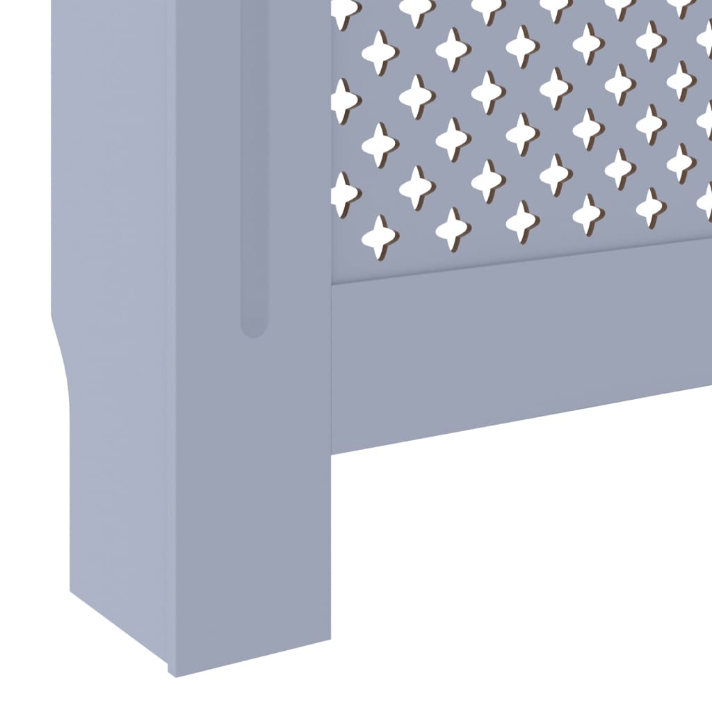 MDF Radiator Cover Grey 205 cm