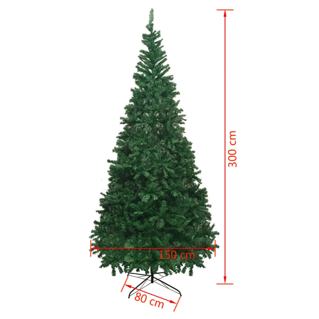 Artificial Christmas Tree XL 300 cm Green