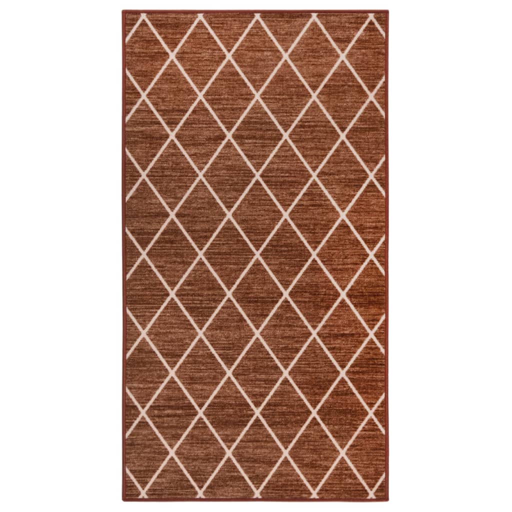 Carpet Runner Dark Brown 80x200 cm