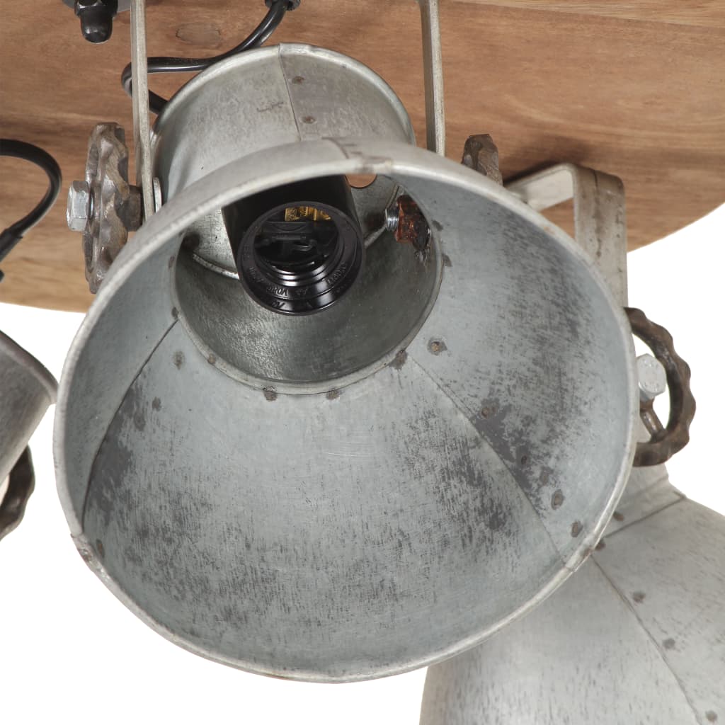 Deckenlampe Industriestil 25 W Silbern 42x27 cm E27   