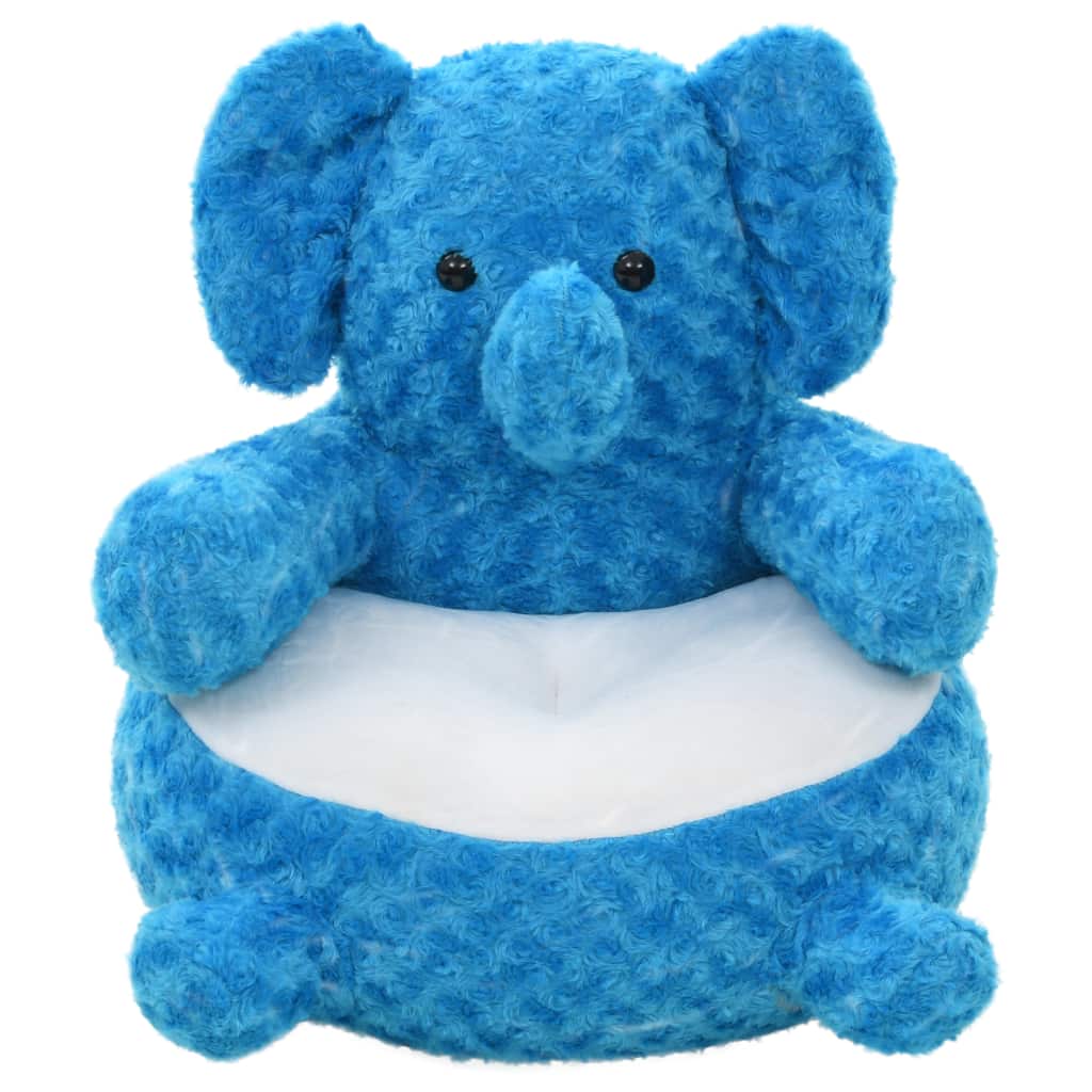 Elephant Cuddly Toy Plush Blue