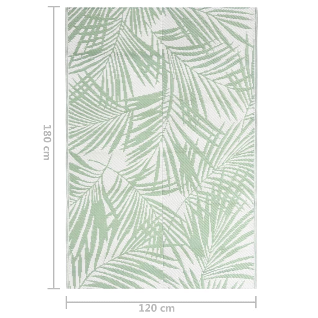 Outdoor Rug Green 120x180 cm PP