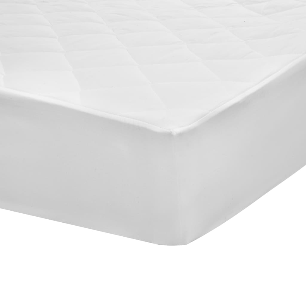 Quilted Mattress Protector White 70x140 cm Heavy