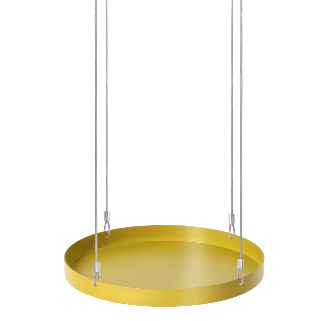 Esschert Design Hanging Plant Tray Round Gold L