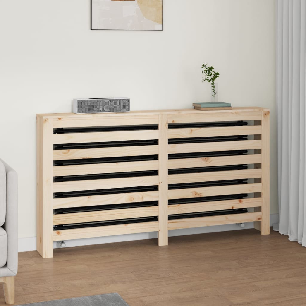 Radiator Cover 153x19x84 cm Solid Wood Pine