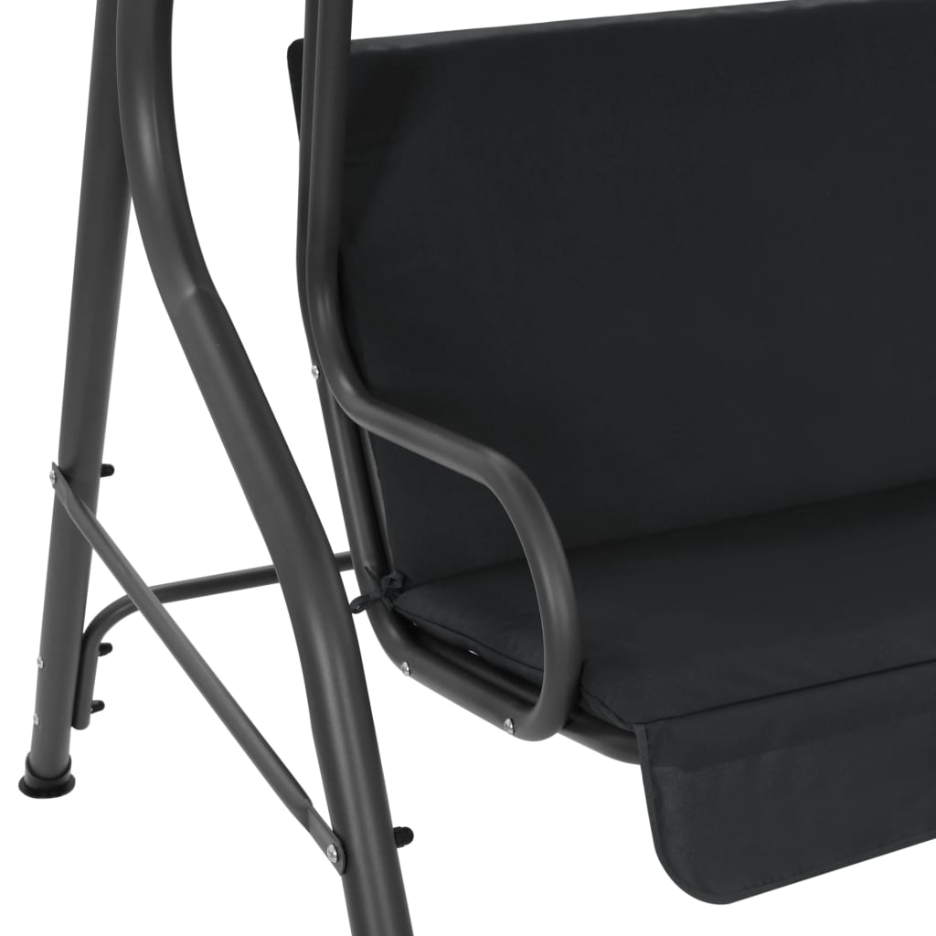 45352 Garden Swing Chair Anthracite 170x110x153 cm