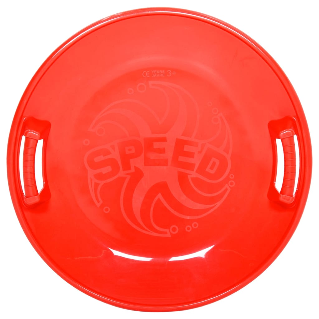 Round Sledge Red 66.5 cm PP
