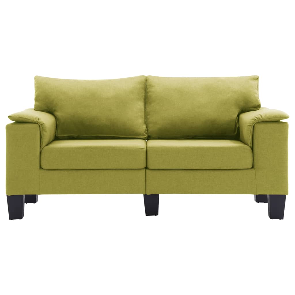 2-Sitzer-Sofa Grün Stoff
