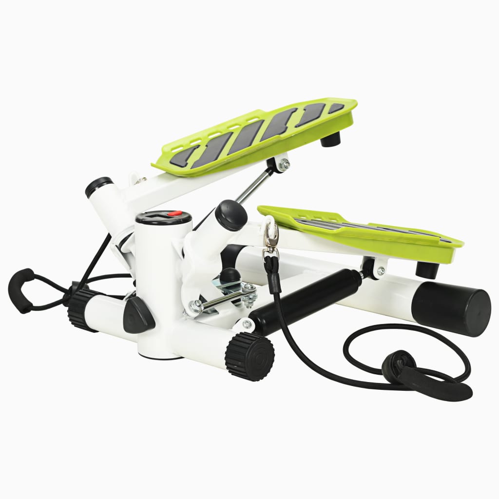 Swing Stepper with Resistance Cords White and Green