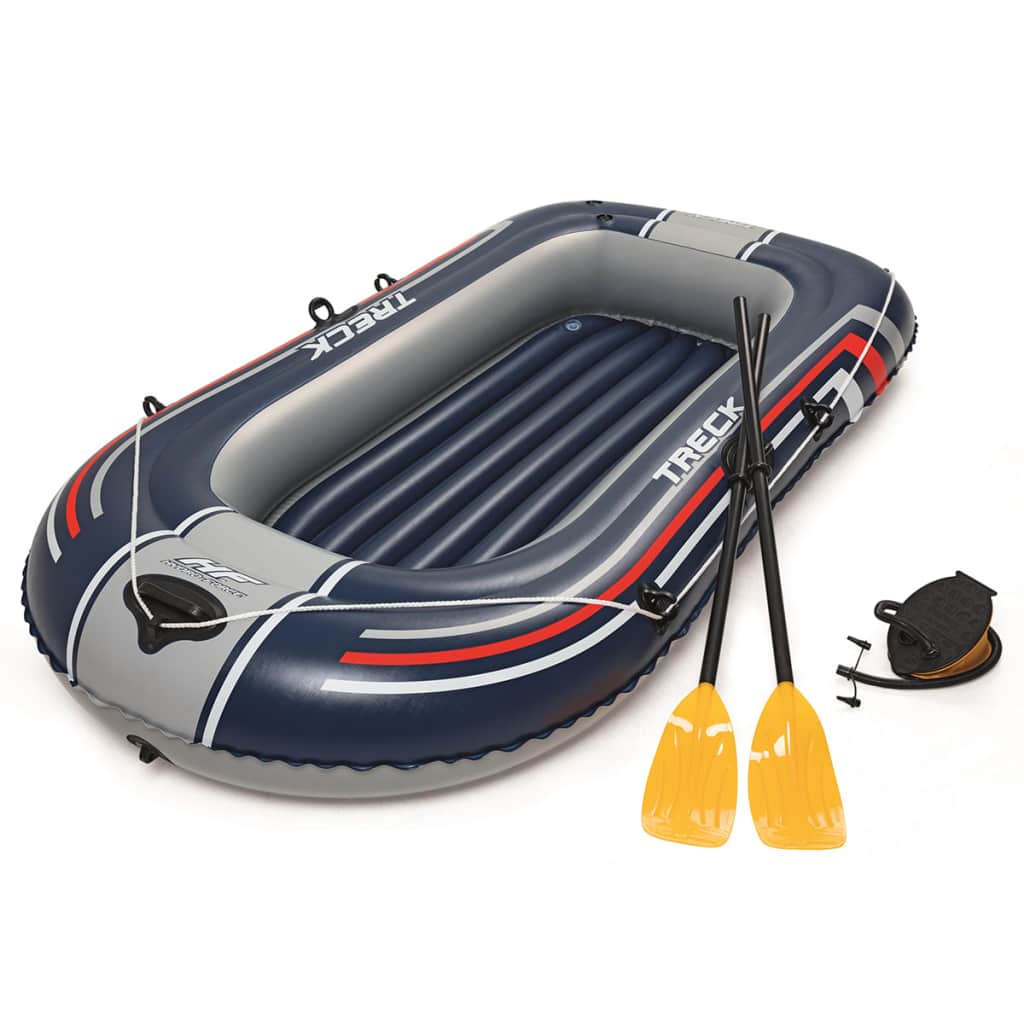 Bestway Hydro-Force Inflatable Boat with Pump and Oars Blue 61083