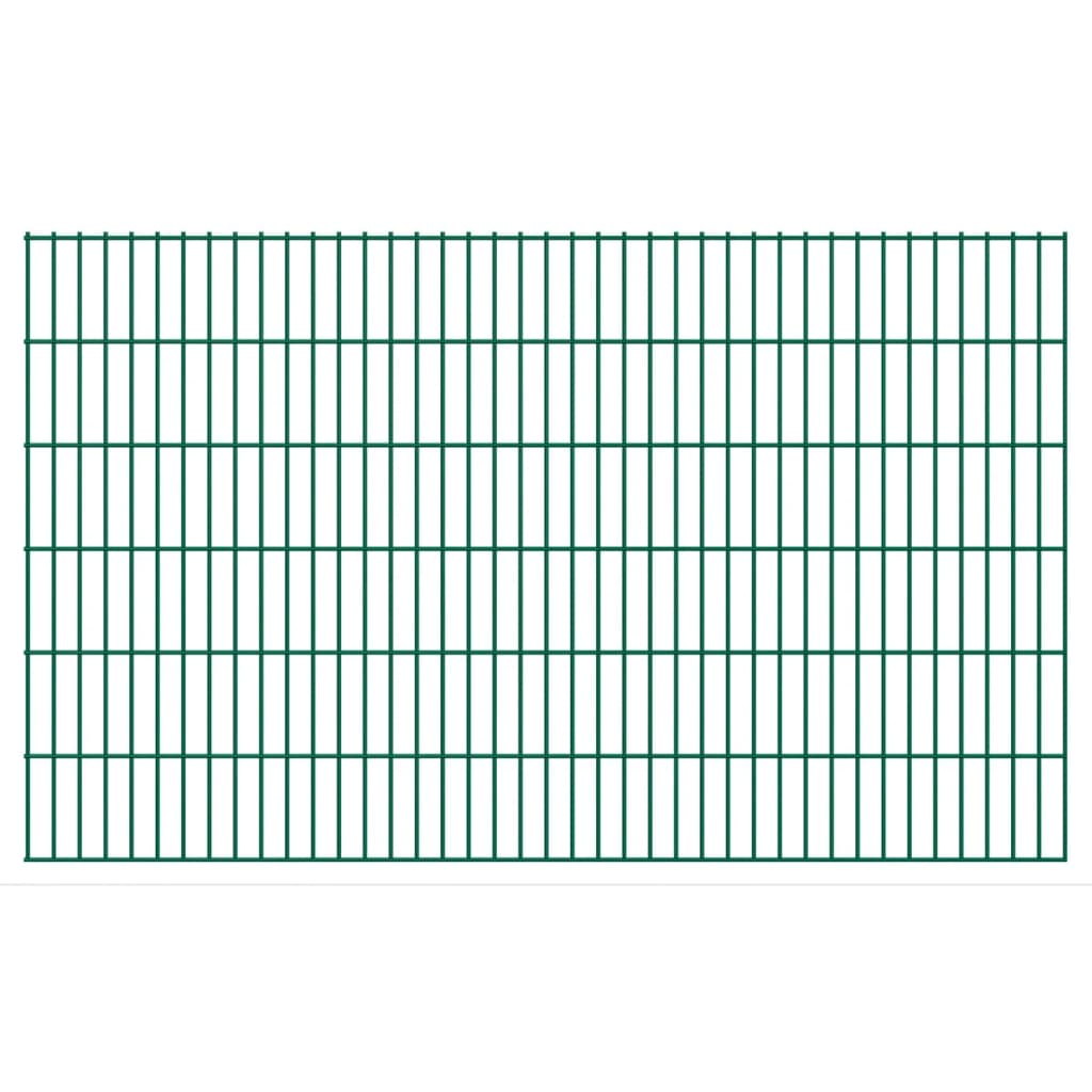 2D Garden Fence Panel 2.008x1.23 m  Green