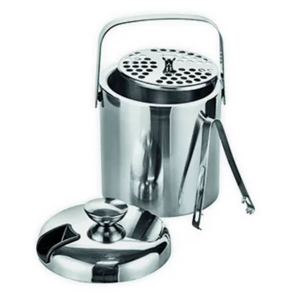 HI Ice Bucket with Lid and Tongs
